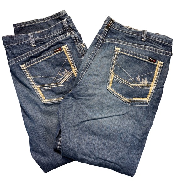 Ariat Other - Ariat FR M4 Low Rise Boot Cut Jeans Mens 48x32 Flame Resistant Denim Blue